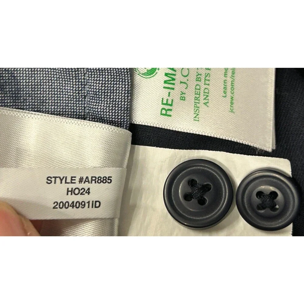 J Crew 484 Slim Pants Mens 32x30 Navy Blue Chino Casual AR885